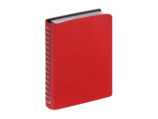 Ежедневник полудатированный А5 Orbit, красный