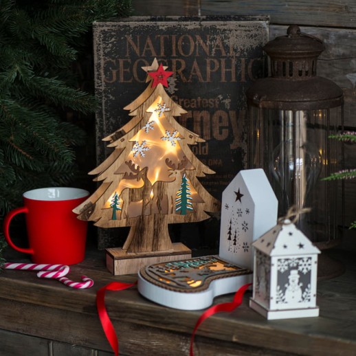 Украшение с подсветкой ВАЛЕНОК   57003