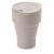 Силиконовый складной стакан GoCup, бежевый
