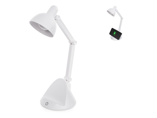 Настольный светильник с функцией беспроводной зарядки Bendy (Р)