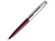 Шариковая ручка Parker 51 CORE BURGUNDY CT, стержень: M, цвет чернил: black, в подарочной упаковке. с нанесением логотипа с нанесением логотипа