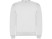 Свитшот с начесом Clasica детский, белый с нанесением логотипа с нанесением логотипа