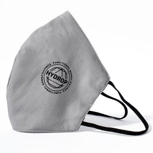 Бесклапанная фильтрующая маска RESPIRATOR 800 HYDROP серая с логотипом в фирменном пакете   80000/30