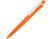 Ручка пластиковая трехгранная шариковая Lateen, оранжевый/белый