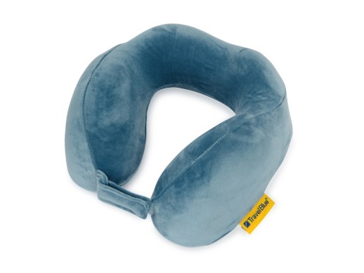 Подушка набивная Travel Blue Tranquility Pillow, синий с нанесением логотипа с нанесением логотипа
