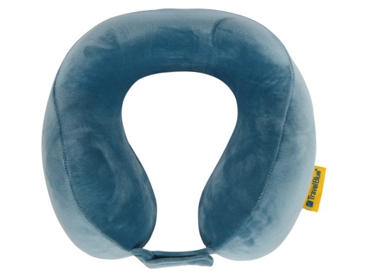 Подушка набивная Travel Blue Tranquility Pillow, синий с нанесением логотипа с нанесением логотипа