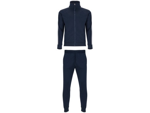 Спортивный костюм Creta, нэйви с нанесением логотипа с нанесением логотипа