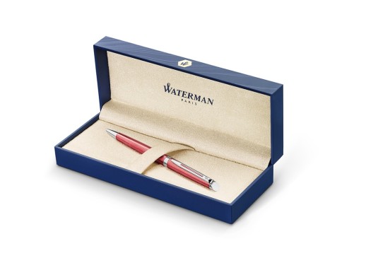Шариковая ручка Waterman Hemisphere 2018, Coral Pink CT, MBlue с нанесением логотипа с нанесением логотипа