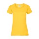 Футболка Lady-Fit Valueweight T, солнечно-желтый_XS, 100% хлопок, 165 г/м2   613720.34 с нанесением логотипа с нанесением логотипа