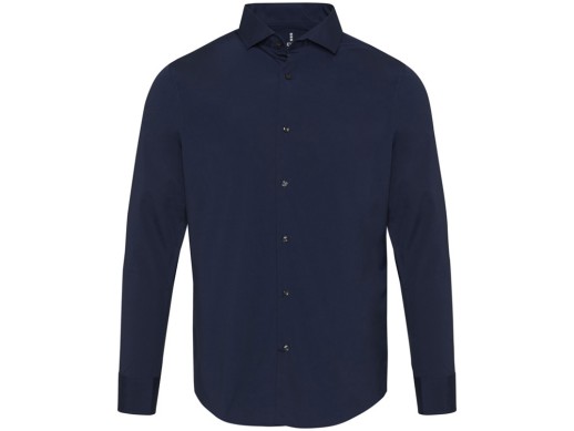 Carnelian мужская рубашка из поплина - Navy Blue