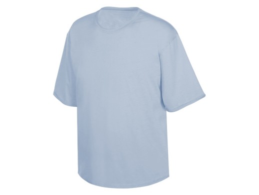 Футболка оверсайз Liyon унисекс, небесно-голубой с нанесением логотипа с нанесением логотипа