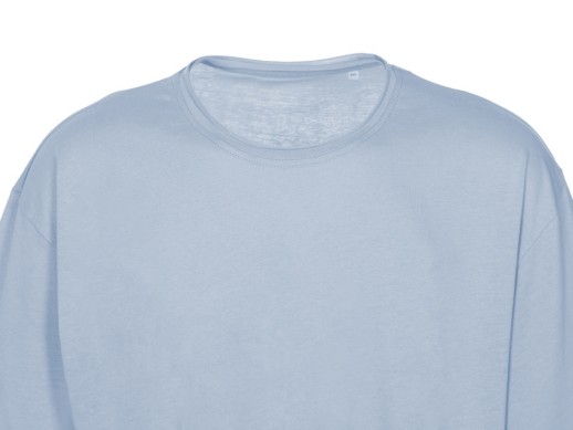 Футболка оверсайз Liyon унисекс, небесно-голубой с нанесением логотипа с нанесением логотипа