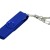 Флешка с поворотным механизмом, c дополнительным разъемом Micro USB, 16 Гб, синий