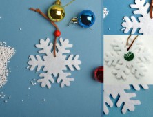 Украшение на елку СНЕЖИНКА   349537/A