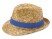 Pricus соломенная шляпа - Ярко-синий / Натуральный