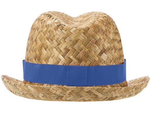 Pricus соломенная шляпа - Ярко-синий / Натуральный