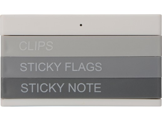 Настольный органайзер с функцией беспроводной зарядки, белый