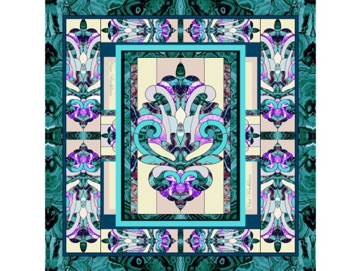 Платок Каменный Цветок