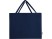 Odessa большая эко-сумка из переработанного хлопка, сертифицированного согласно GRS, плотностью 220 г/м² - Темно - синий