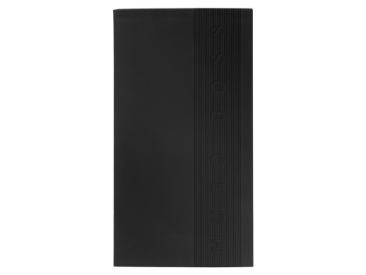 Портативное зарядное устройство Edge Black, 10000 mAh с нанесением логотипа с нанесением логотипа
