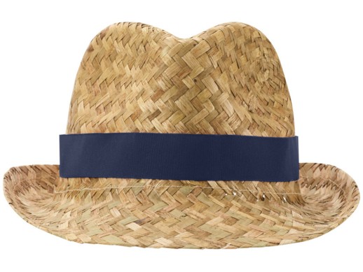 Pricus соломенная шляпа - Темно - синий / Натуральный
