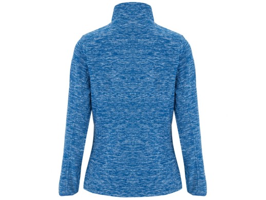 Куртка флисовая Artic, женская, королевский синий меланж с нанесением логотипа с нанесением логотипа