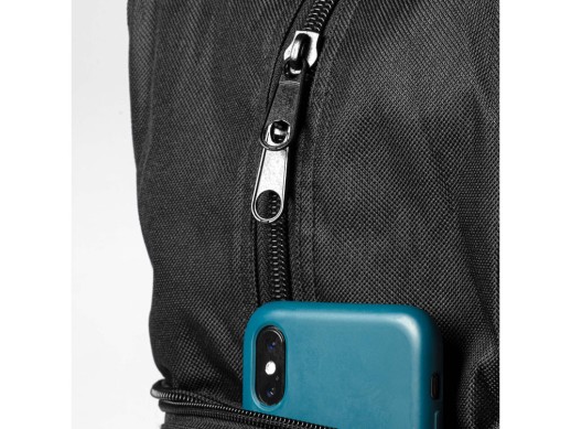 Спортивная сумка CANARY, черный с нанесением логотипа с нанесением логотипа