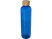 Бутылка для воды Ziggs из переработанной пластмассы объемом 950 мл - синий с нанесением логотипа с нанесением логотипа