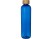 Бутылка для воды Ziggs из переработанной пластмассы объемом 950 мл - синий с нанесением логотипа с нанесением логотипа