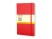Записная книжка Moleskine Classic (в клетку) в твердой обложке, Large (13х21см), красный с нанесением логотипа с нанесением логотипа