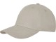 Бейсболка Davis, 6 панелей, бежевый овсяный с нанесением логотипа с нанесением логотипа