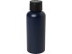 Trinity бутылка для воды из переработанного алюминия, сертифицированного согласно RCS, объемом 600 мл, с крышкой из переработ - Navy с нанесением логотипа с нанесением логотипа
