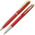 Набор Pierre Cardin коллекция ПАРА (PEN&amp;PEN) : ручка шариковая + роллер. Корпус - латунь с лакированным покрытием. Отделка и детали дизайна - сталь с позолотой. Цвет - красный. Упаковка Е.