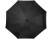 Зонт трость 23 Niel из переработанного ПЭТ-пластика, полуавтомат - Черный с нанесением логотипа с нанесением логотипа