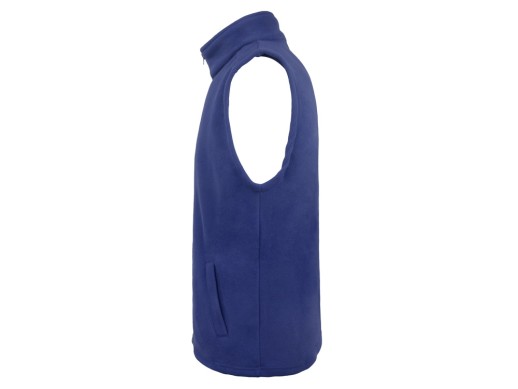 Жилет флисовый Ibiza мужской, синий с нанесением логотипа с нанесением логотипа