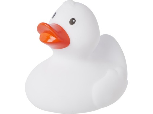 Quack утка для снятия стресса - Белый с нанесением логотипа с нанесением логотипа