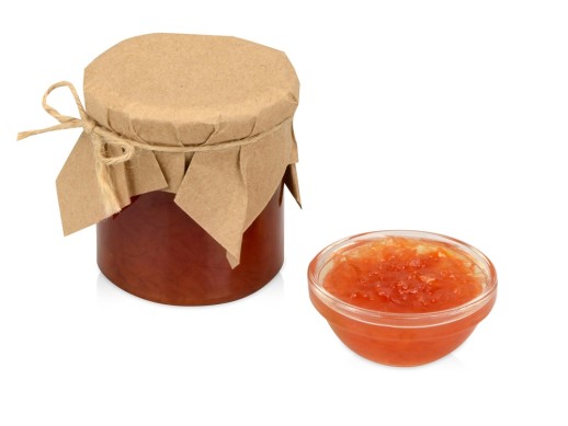 Варенье из грейпфрута с апельсином, лимоном и корнем имбиря в подарочной обертке с нанесением логотипа с нанесением логотипа