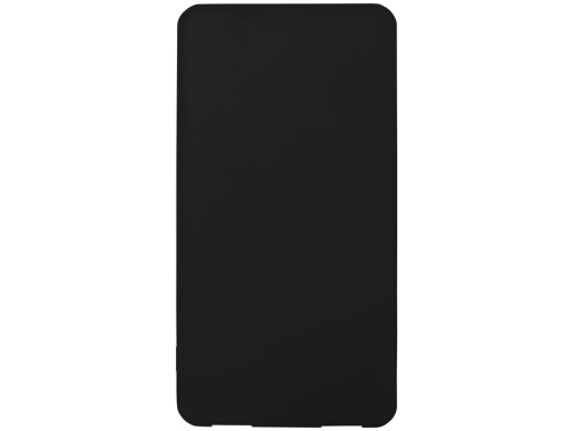 Портативное зарядное устройство Reserve с USB Type-C, 5000 mAh, черный с нанесением логотипа с нанесением логотипа