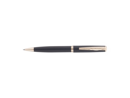 Ручка шариковая Pierre Cardin коллекция ГАММА КЛАССИКА (GAMME CLASSIC). Корпус - латунь. Цвет - черный. Упаковка Е