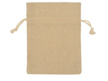 Мешочек подарочный, лен, средний, натуральный