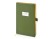 Ежедневник недатированный А5 Verde с нашивкой, зеленый