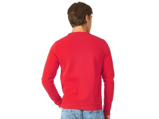 Толстовка промо London мужская, красный с нанесением логотипа с нанесением логотипа
