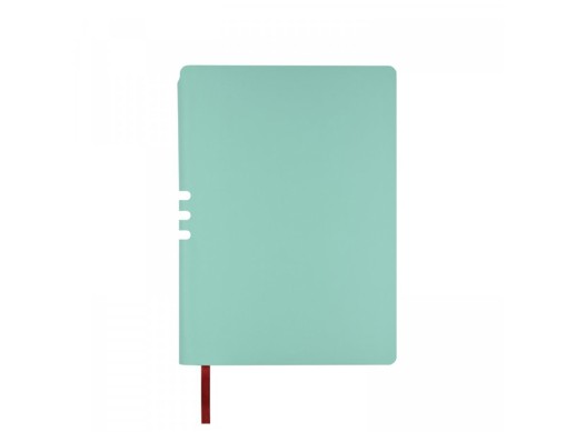 Ежедневник недатированный А5 Madrid, зефирный мятный с нанесением логотипа с нанесением логотипа