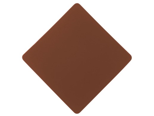 ПАТЧ РОМБ soft-touch (коричневый) 7,6 х 7,6 см
