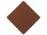 ПАТЧ РОМБ soft-touch (коричневый) 7,6 х 7,6 см