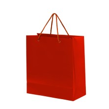 Пакет подарочный GLAM MINI 24х9х28 см, красный   21071/08