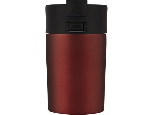 Jetta медный термостакан объемом 180 мл с вакуумной изоляцией, красный с нанесением логотипа с нанесением логотипа