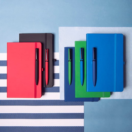 Ручка шариковая MIRROR BLACK, покрытие soft touch - 38002/26