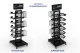 Стойка напольная с образцами_ATLANTIS BLACK RETAIL DOUBLE SIDE DISPLAY   ATL_KIT_ESP016_C