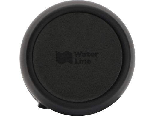 Вакуумная термокружка с кнопкой Streamline, Waterline, soft-touch, черный с нанесением логотипа с нанесением логотипа